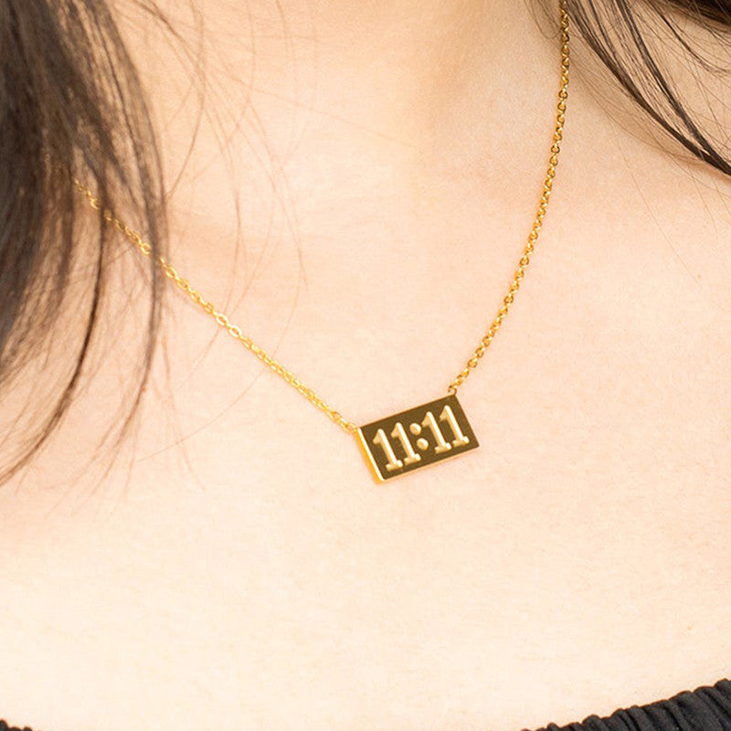 11:11 Angel Number Manifestation Necklace