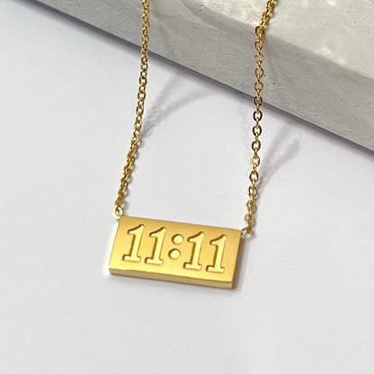 11:11 Angel Number Manifestation Necklace