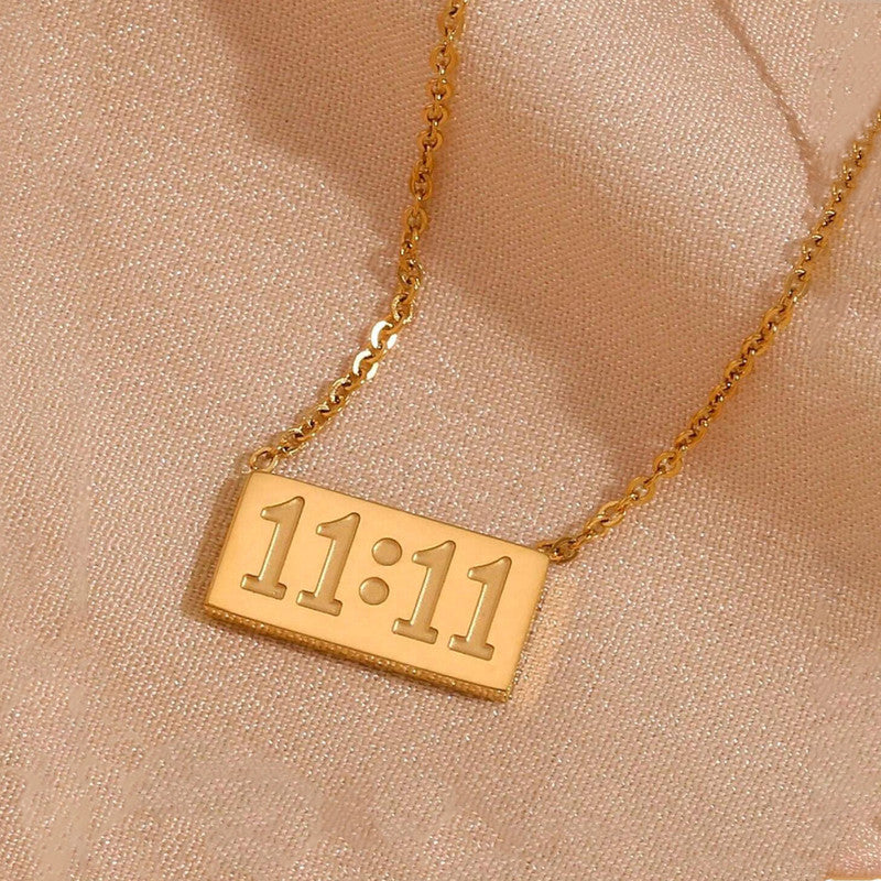11:11 Angel Number Manifestation Necklace