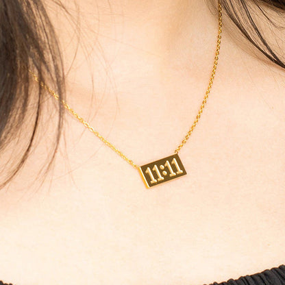11:11 Angel Number Manifestation Necklace