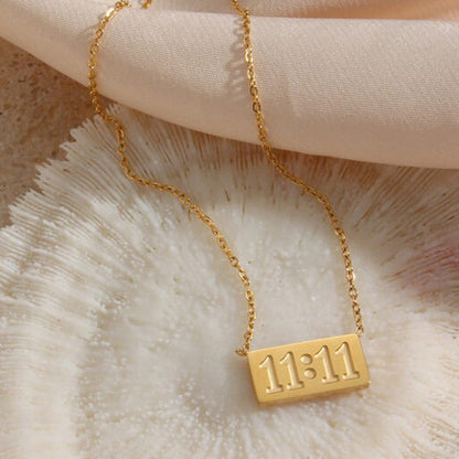 11:11 Angel Number Manifestation Necklace