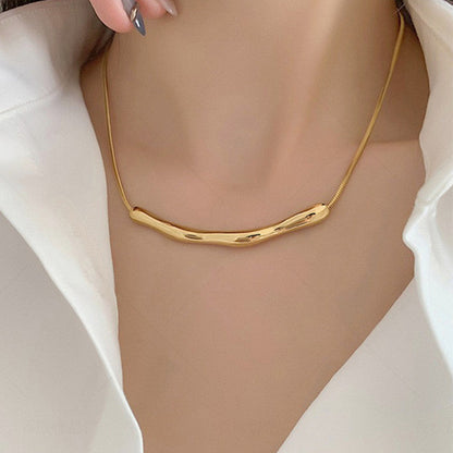 Minimal Bar Stainless Sur everyday look with this Minimal Bar Stainless Steel Neckaces