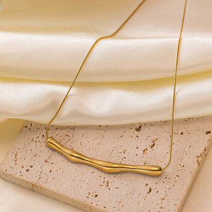 Minimal Bar Stainless Sur everyday look with this Minimal Bar Stainless Steel Neckaces