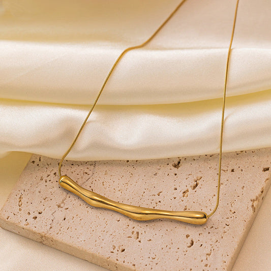Minimal Bar Stainless Sur everyday look with this Minimal Bar Stainless Steel Neckaces
