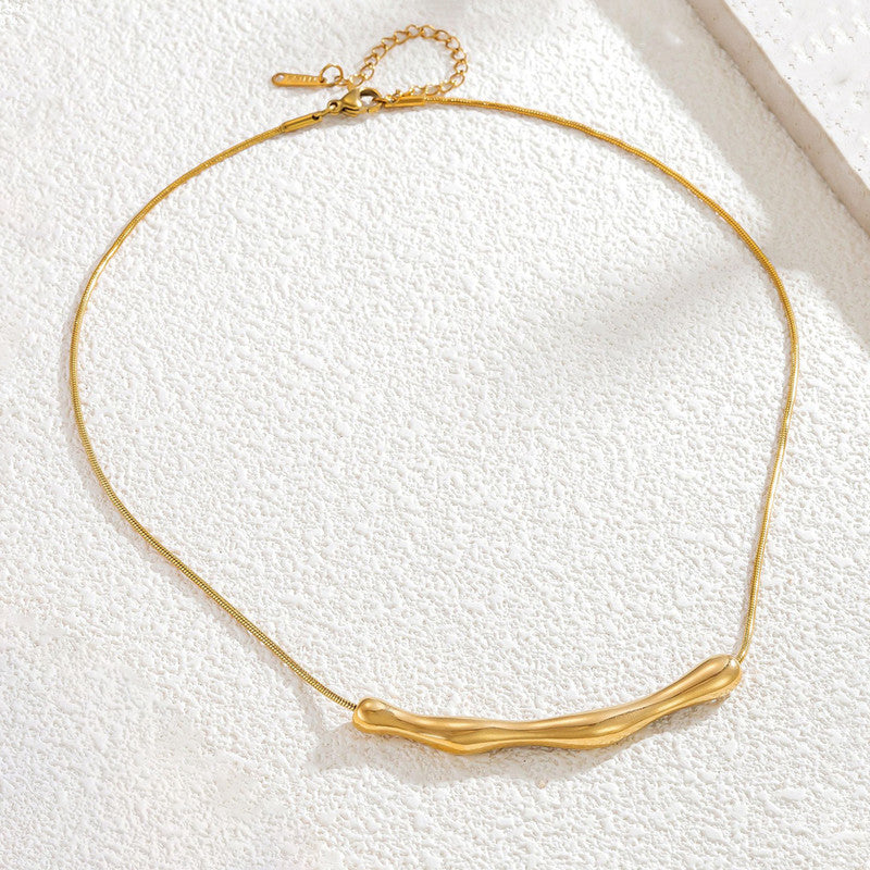 Minimal Bar Stainless Sur everyday look with this Minimal Bar Stainless Steel Neckaces