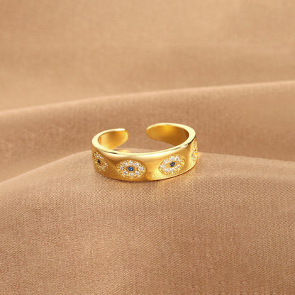 Eternal Evil Eye Zirconia Band Ring