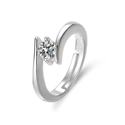 The "Luxe Sparkle" Statement Ring Collection | Premium Anti-Tarnish Finish | Adjustable Diamond-Simulant Radiance
