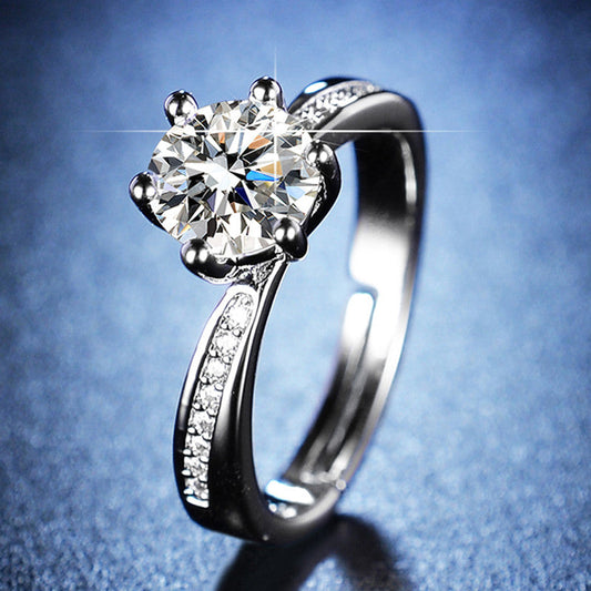 Eternal Brilliance Solitaire Ring in Anti-Tarnish Stainless Steel